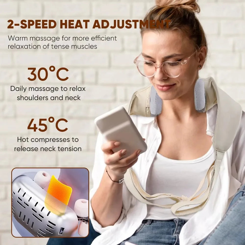 GEMEILI Wireless Neck & Shoulder Massager