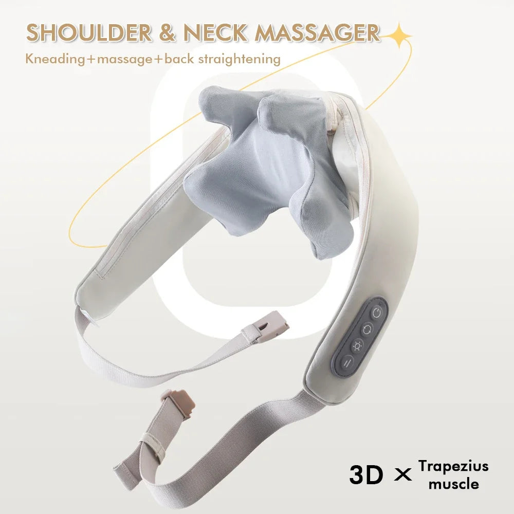 GEMEILI Wireless Neck & Shoulder Massager